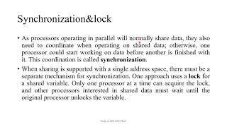 Lec32-Multicore and other shared memory multiprocessors