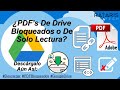 SOLUCIÓN DEFINITIVA a PDF De Drive Bloqueados o De Solo Lectura