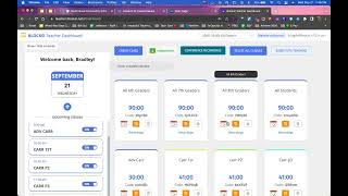 Schedule Classes in Blocksi