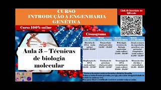 Aula 3- Técnicas de biologia molecular