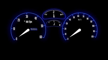 Simple Car HUD After Effects Template