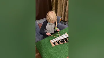 Elliot figuring out Fur Elise on a glockenspiel