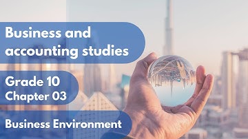 Business environment | grade 10 business studies chapter 2 | MI-academy