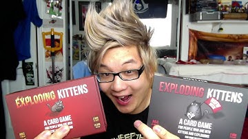 EXPLODING KITTENS UNBOXING!