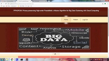 PPHOPCM Privacy-preserving High-order Possibilistic c-Means Algorithm for Big Data Clustering