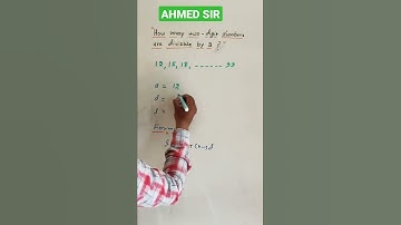 How Many two digit Numbers are divisible by 3 ? #shorts