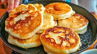 Juicy apple pancakes in just minutes! Simple and delicious breakfast recipe in 5 minutes