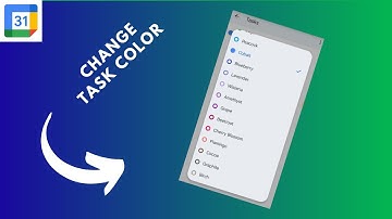how change task color on google Calendar