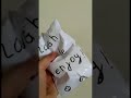 making a laugh smile enjoy paper squishy