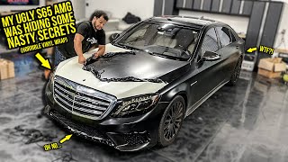 Here's What My UGLY Mercedes S65 AMG Was HIDING Under Its NASTY Black Vinyl Wrap