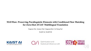 [ICCV 2025] MAVFlow: Zero-Shot Multilingual AV2AV Translation with Paralinguistic Preservation