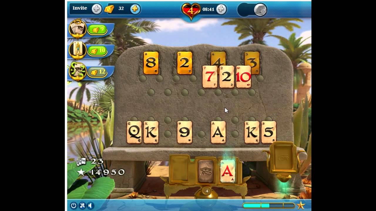 Pyramid Solitaire Saga level 43, 3 stars 😈