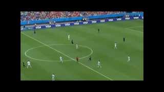 Van Persie Superkopfballtor gegen Spanien 2014