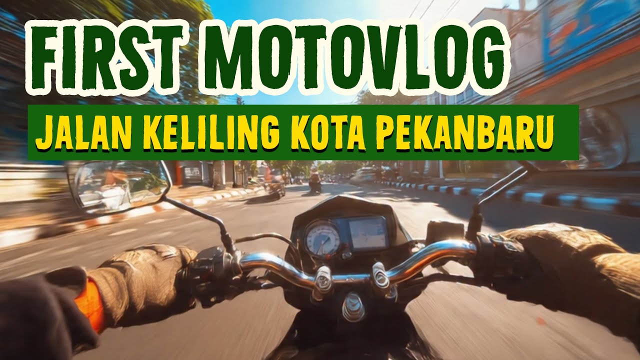Exploring Pekanbaru City in the Daytime | My First Motovlog