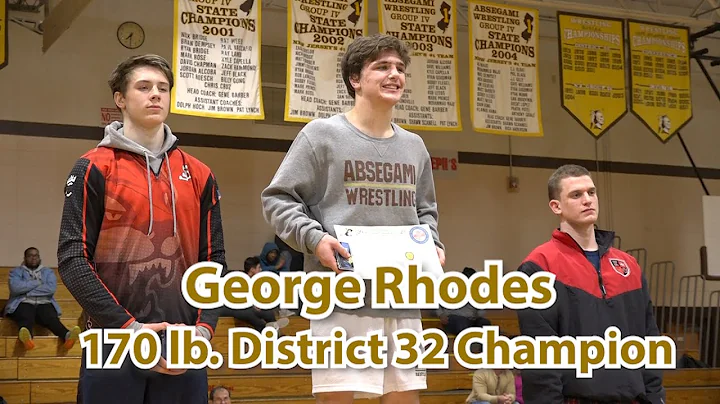 George Rhodes | Absegami | 170 lb. District 32 Cha...