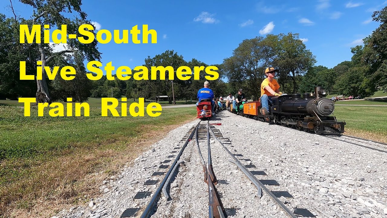 MidSouth Live Steamers Train Ride Columbia, Tennessee YouTube