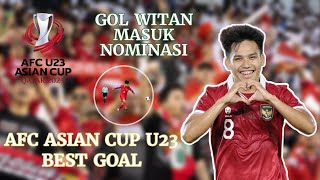 Gol Witan masuk nominasi gol terbaik Piala Asia U23 2024