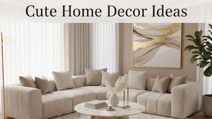 Cute Home Decor Ideas | Modern Living Room Designs, Small Spaces & Color Schemes Inspiration