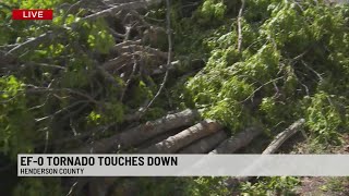 Tornado briefly touched down in Henderson Co., NWS says