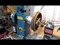 Turning a Brake Drum on a Small Lathe Mill Drill