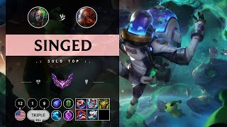 Singed Top vs Gragas - NA Master Patch 14.9