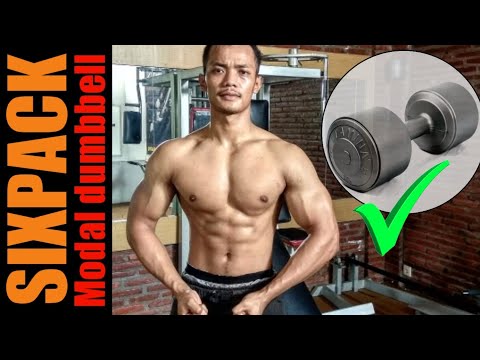 Cara Membentuk otot perut di rumah menggunakan dumbbell