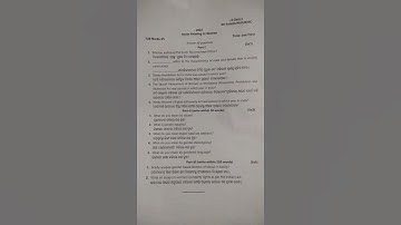 +3, 1st semester -ethics and values- questions paper - sambalpur university -2022