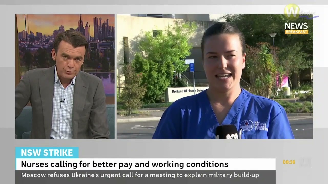 Breaking News “Nurses Unite” NSW Nurses go on Strike Today Tuesday, 15/02/2022 