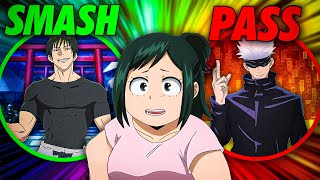 I asked my Mom to smash or pass anime husbandos...