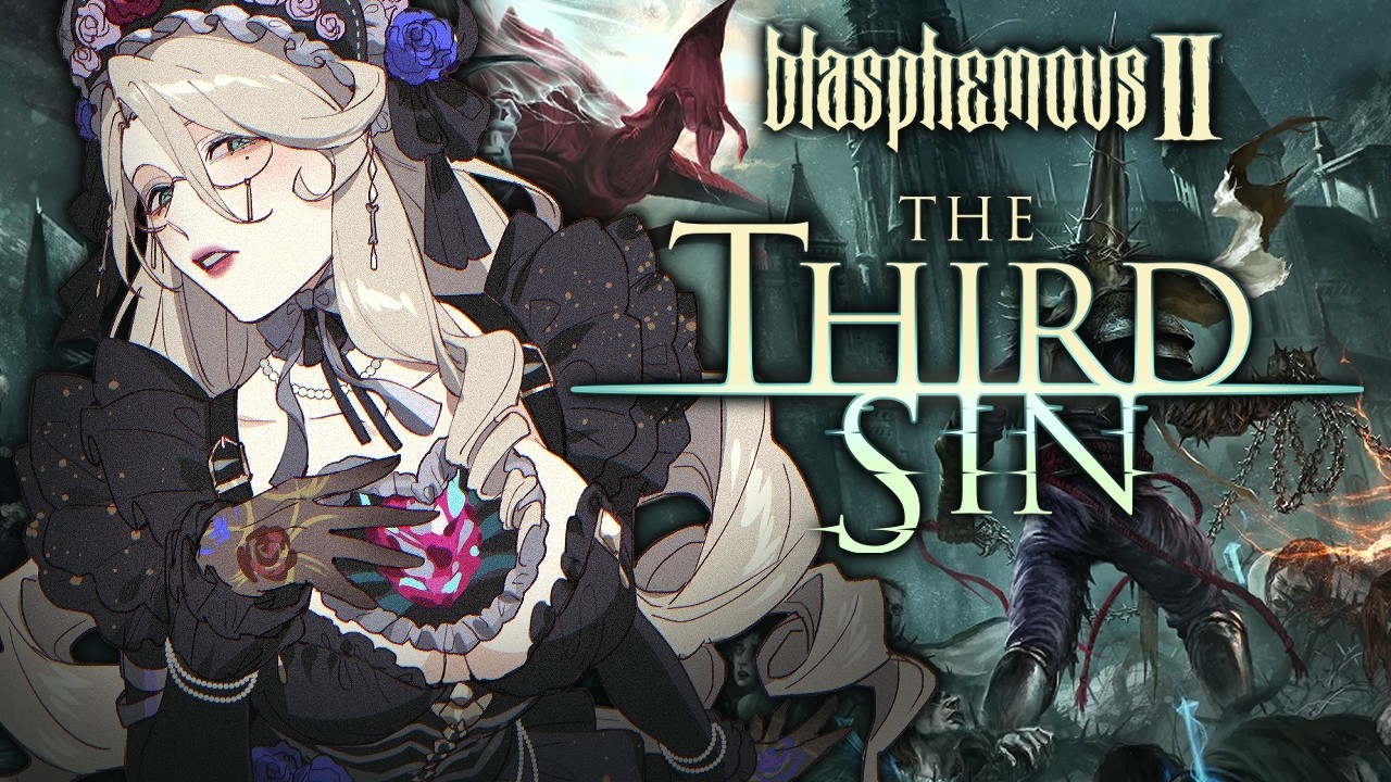 【BLASPHEMOUS 2】 FIRST BOSS FIGHT! (but my hat grows every time i die)