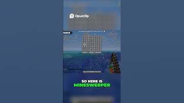 Minecraft Minesweeper & UI: CRAZY Pop-Up Windows! #minecraft #fyp