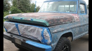 New paint on the 1969 f250