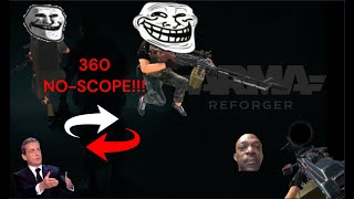 Arma Reforger/ Best Weapon / INSANE 360 - NO SCOPE in 4k