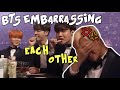 BTS EMBARRASSING EACH OTHER AT AWARD SHOWS (bts entertaining each other during award shows)