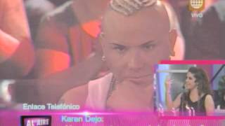 Al Aire- Karen Dejo se somete a conexión astral- 16/07/13