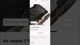 Nike Air Jordan 3 "Fear" drop @nike on 25th Nov 2023!