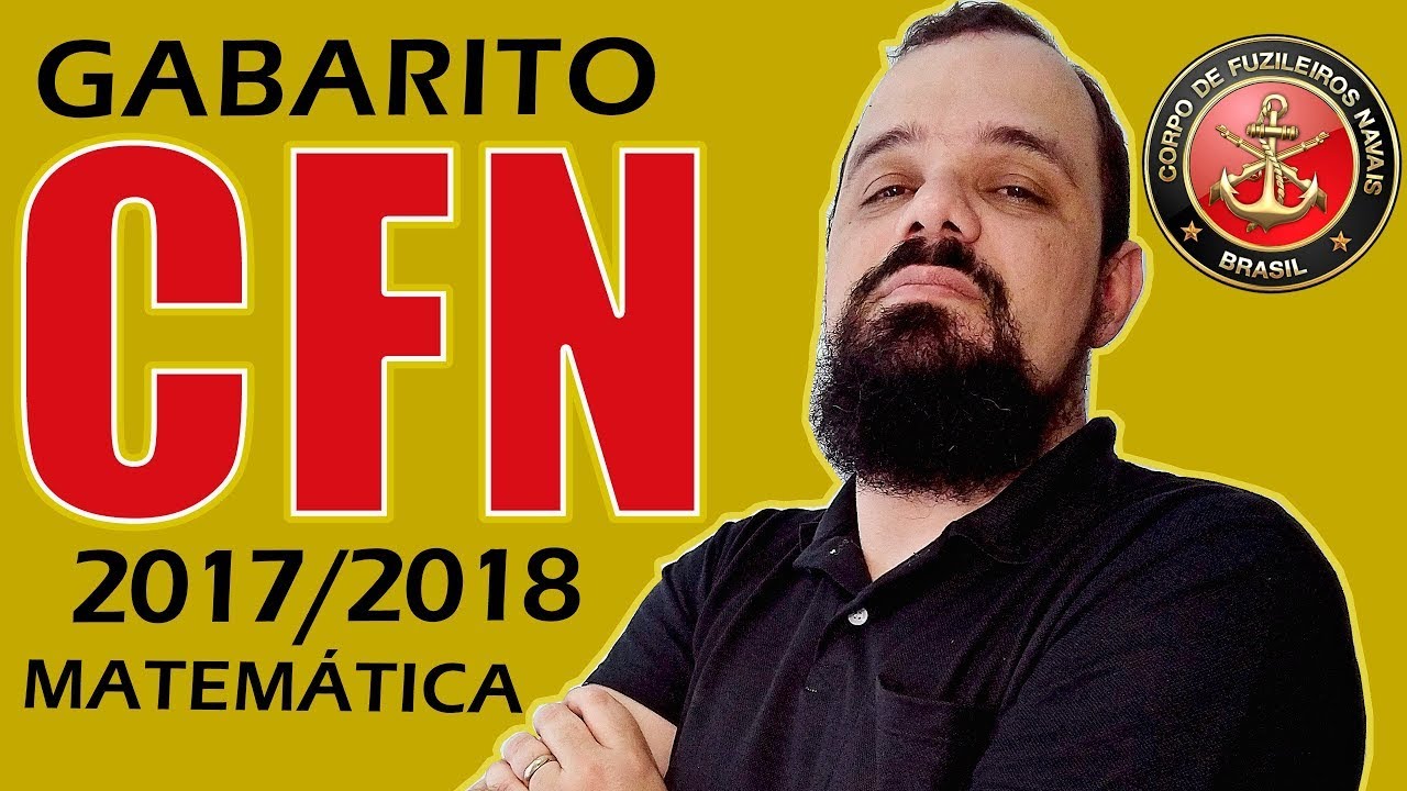 CFN 2017/2018 | Gabarito CFN 2017
