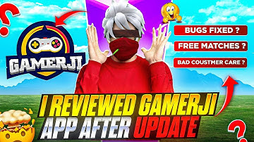 I Reviewed Gamerji App After Update 😱🔥 | Real or Fake ?🤔❌💯✅ | Free Fire Tournament App | Gamerji App