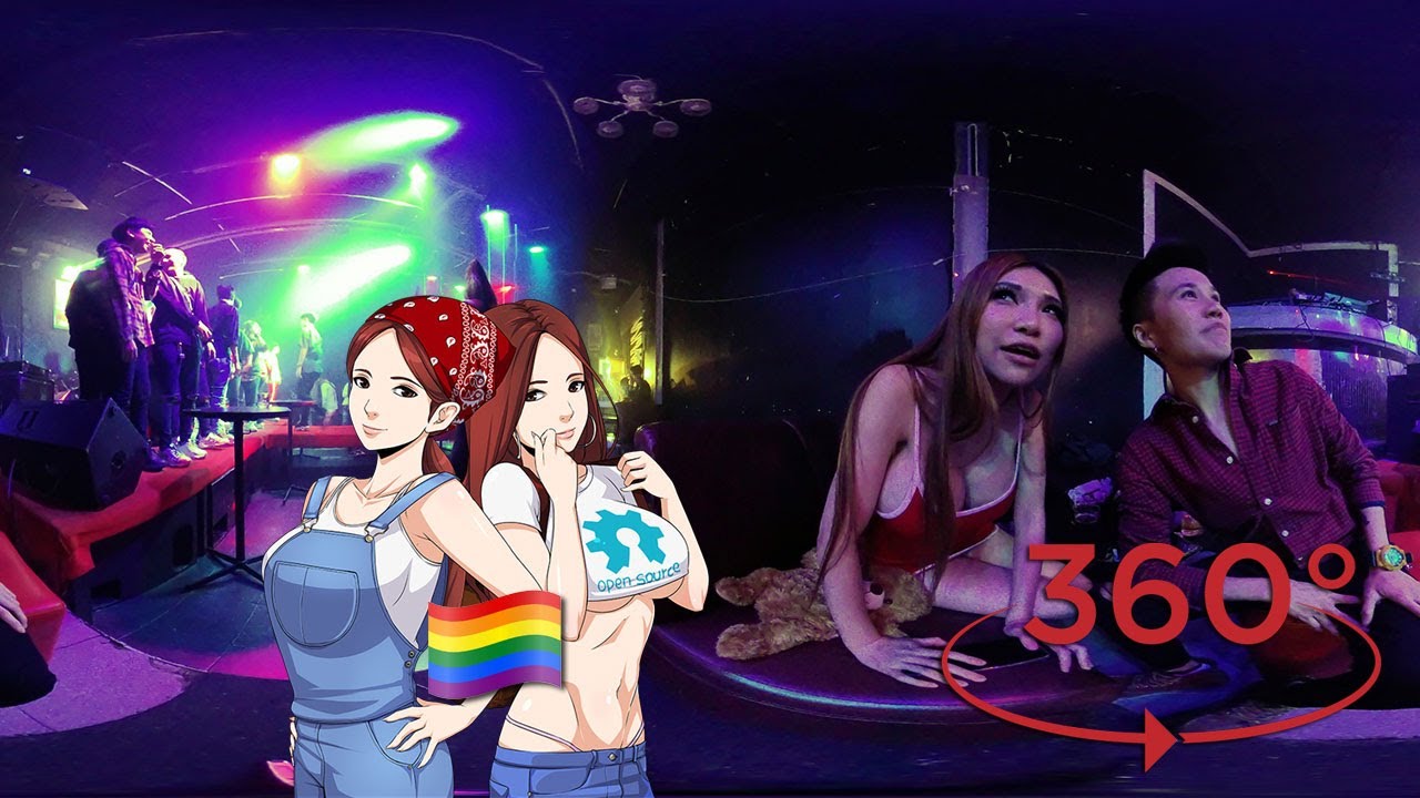 lige ud Scrupulous ære 🏳️‍🌈Bangkok Lesbian Club🏳️‍🌈 360 VR! - YouTube