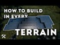 How to build snapped foundations in every terrain  building tips  ark survival evolved