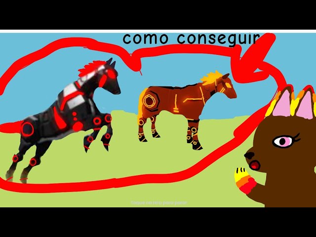 VIDA DE CAVALO e JOGO DE ANIMAIS NO ROBLOX PARA CELULAR! 🐴 