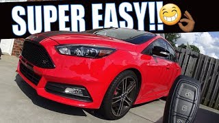 How To Program Key Fob To Unlock All Or Driver's Door [Focus ST/RS]