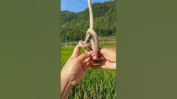 Knot Skills - The strongest double loop knot