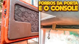 COLOCAMOS OS FORROS DE PORTA E CONSOLE NO SCANIA 141