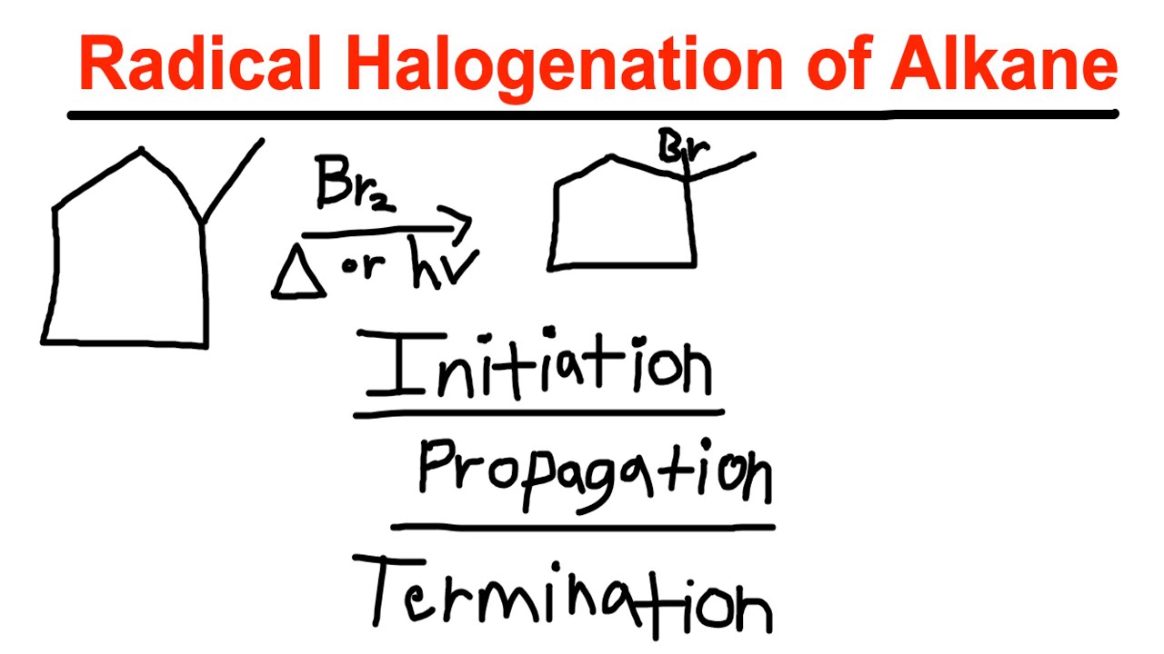 Radical Hydrohalogenation Initiation Propagation Termination radical-hydrohalogenation-initiation-propagation-termination