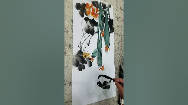 🎨從一張白紙到一幅畫3  | 看到最後，當可愛的小鴨看到螳螂拳，開心一笑吧！😄😄😄  #花鸟画 #painting #水墨畫 #art