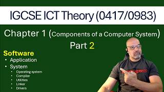 Theory -Software - Components of a Comp System Part 2 -  [Cambridge IGCSE ICT 0417/0983] screenshot 3