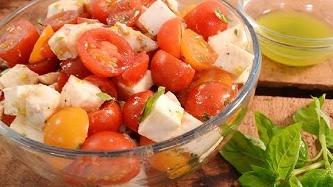 Cherry Tomato Basil Salad Recipe | RadaCutlery.com