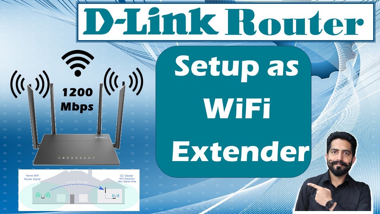 How to Setup D Link DIR 825 Router as WiFi Wireless Repeater in Hindi