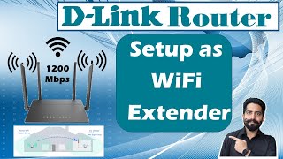 How to Setup D Link DIR 825 Router as Wi-Fi Wireless Repeater in Hindi || Wi-Fi Range Extender